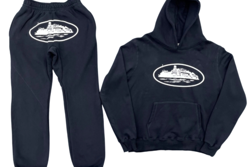 Corteiz Alcatraz White Black Tracksuit