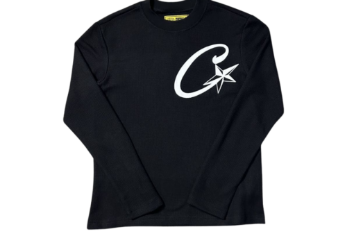 Corteiz C Starz Waffle Long-Sleeve Black