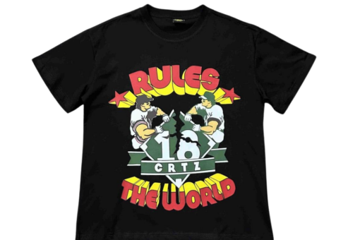 Corteiz Rules The World T-shirt Black