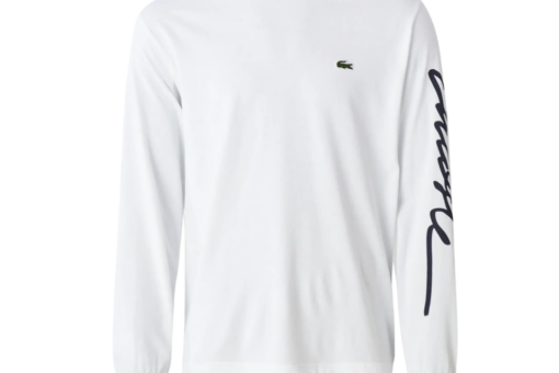 Lacoste UNISEX Long Sleeve Shirt White