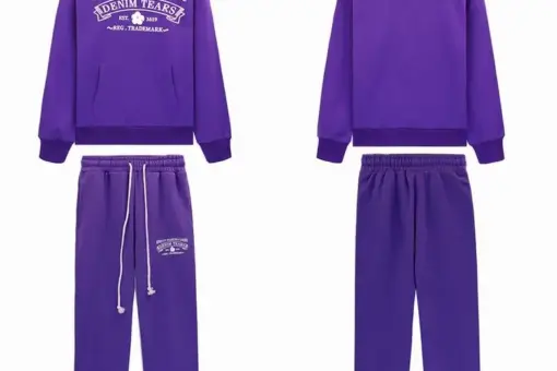 Denim Tears Suit Deep Purple