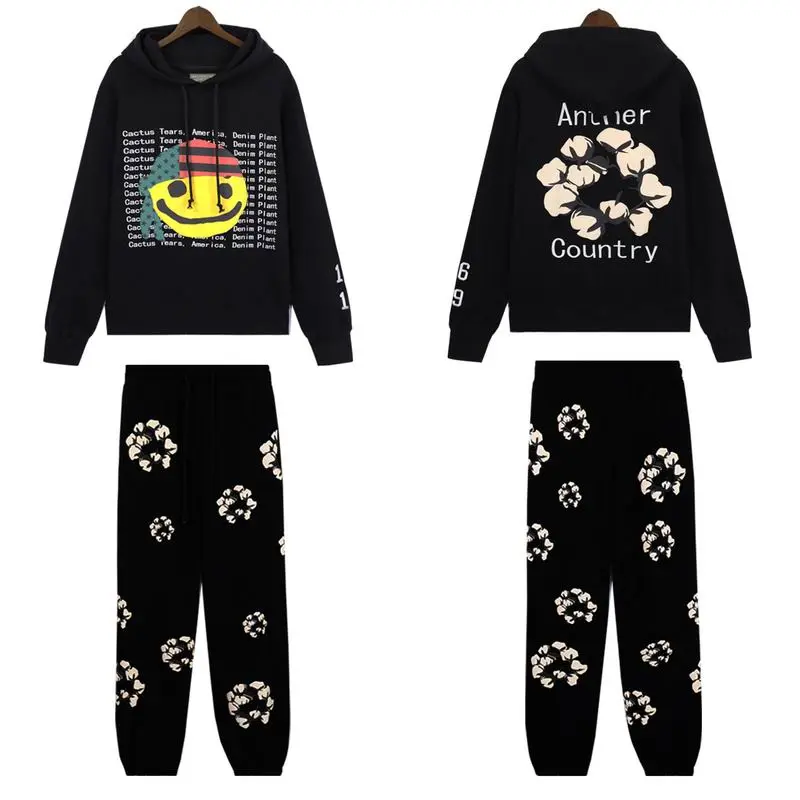 Denim Tears E-Star Face Tracksuit Black 2026 | Drip Kickz Denim Tears E-Star Face Tracksuit Black