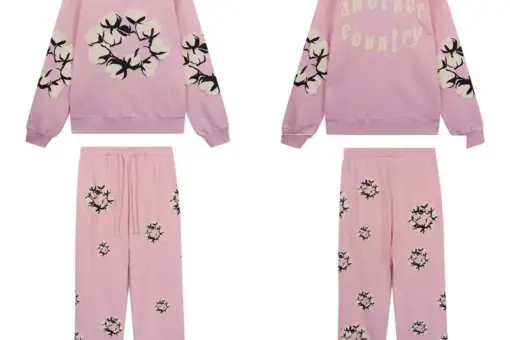 Denim Tears E-Star Face Tracksuit Pink