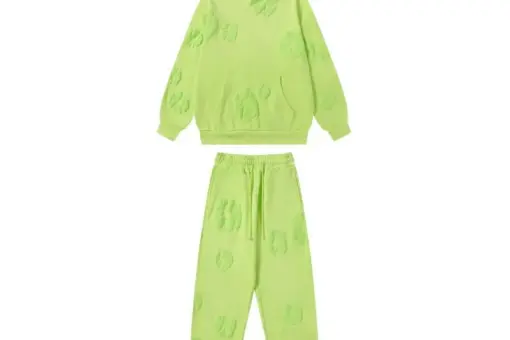 Denim Tears Cotton Wreath Tracksuit Lime Green