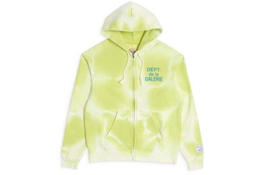 Gallery Dept. French Zip Hoodie Lime Green