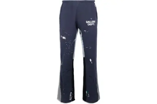 Sweatpants Gallery Dept. Painted flare navy blue