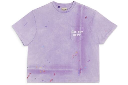 Hoodie Gallery Dept. Vintage Logo Painted T-Shirt Purple