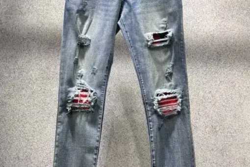 Amiri Jeans Fade White
