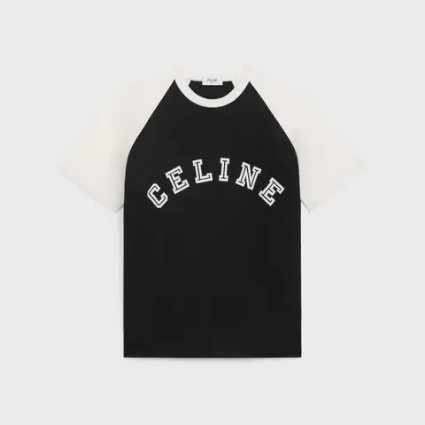 celine loose t-shirt in cotton jersey black white 2026 | Drip Kickz celine loose t-shirt in cotton jersey black white