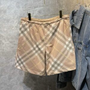 Burberry Checked Swim Beige
