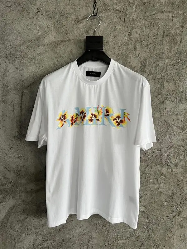 Amiri Cotton T-Shirt White 2026 | Drip Kickz Amiri Cotton T-Shirt White