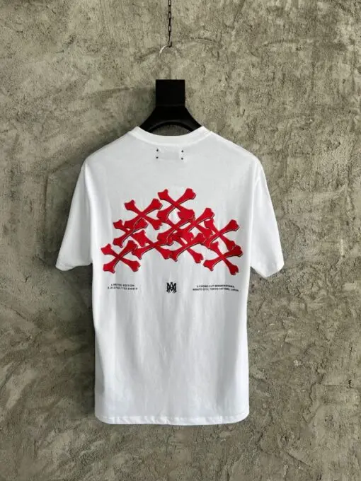 Amiri Bones Stacked T-shirt White 2026 | Drip Kickz Amiri Bones Stacked T-shirt White