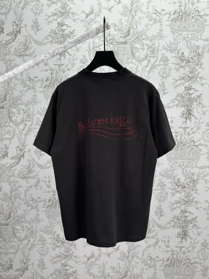 Balenciaga Washed Crayon Political T Shirt 2026 | Drip Kickz Balenciaga Washed Crayon Political T Shirt - Image 2