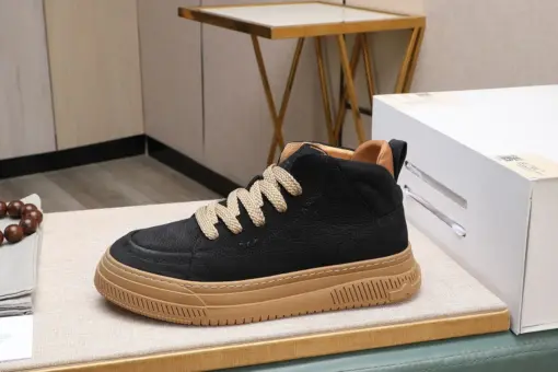 UGG Lowmel Sneakers Leather Black/Brown