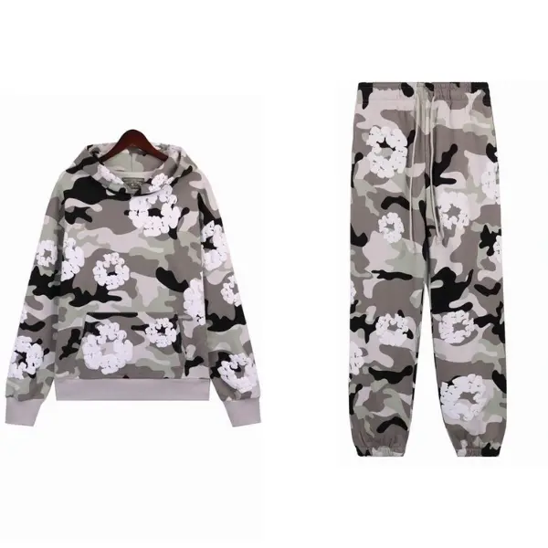 Denim Tears Wreath Print Cotton Washed White Camo 2026 | Drip Kickz Denim Tears Wreath Print Cotton Washed White Camo