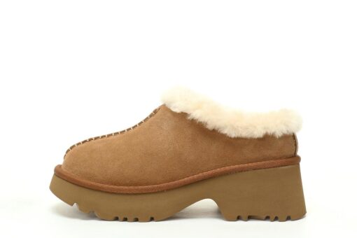 New Heights Cozy Clog W Chestneut