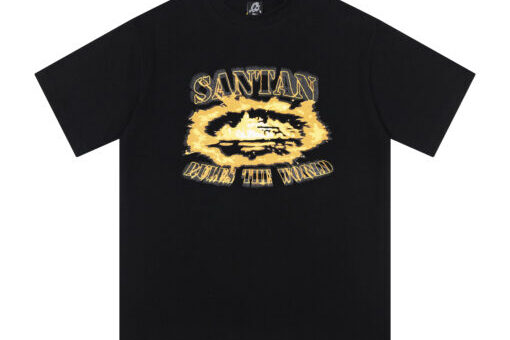 Santan Dave x Corteiz Alcatraz Orange Flame Tee