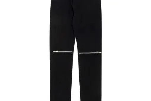 AMIRI MX2 Distressed Skinny Jeans Black