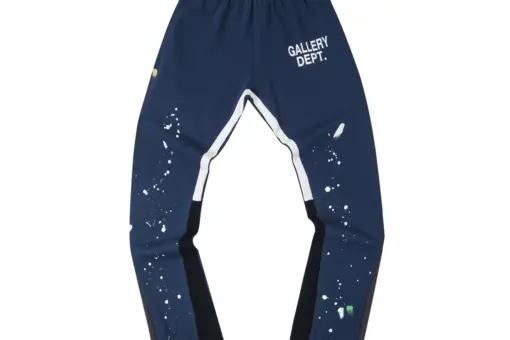 Gallery Dept. Navy Blue Sweatpant Paint Dot