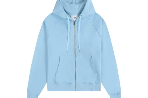 Ami Paris Hoodie Sky All Blue