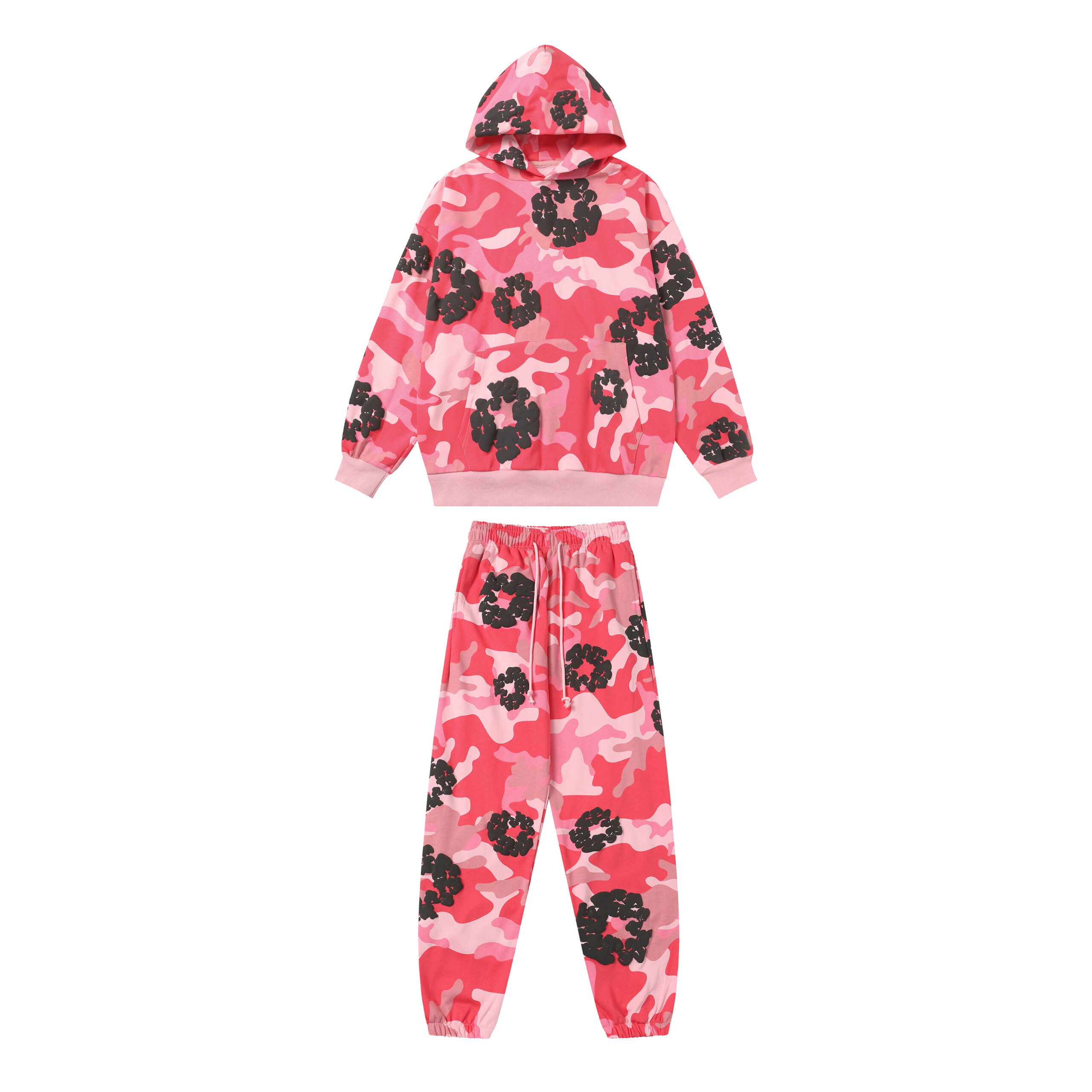 Denim Tears Cotton Wreath Tracksuit Pink Camo 2026 | Drip Kickz Denim Tears Cotton Wreath Tracksuit Pink Camo