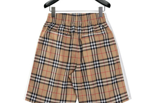 Burberry Beige Archive Check Shorts