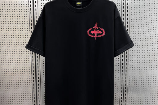 Corteiz x Slaughter Gang 21 Savage Mesh T-shirt Black