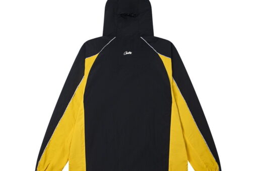 Corteiz Spring Windbreaker Jacket Black Yellow