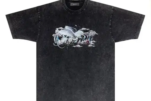 Amiri Pegasus Script T-Shirt Black