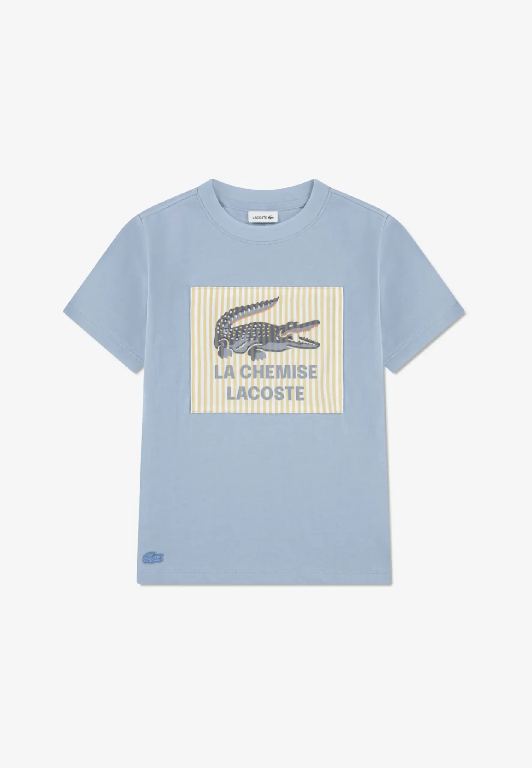 Lacoste APPLIQUE TEE T Shirt Print Lacoste Chambray 2026 | Drip Kickz Lacoste APPLIQUE TEE T Shirt Print Lacoste Chambray