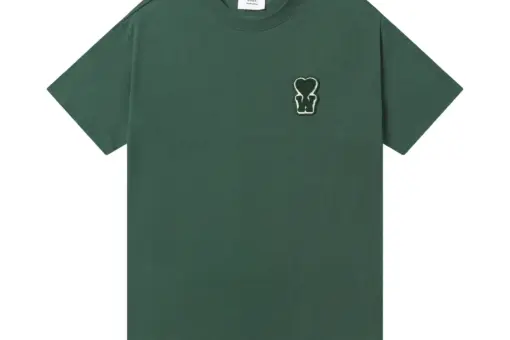 Ami Paris T-Shirt Cream Green
