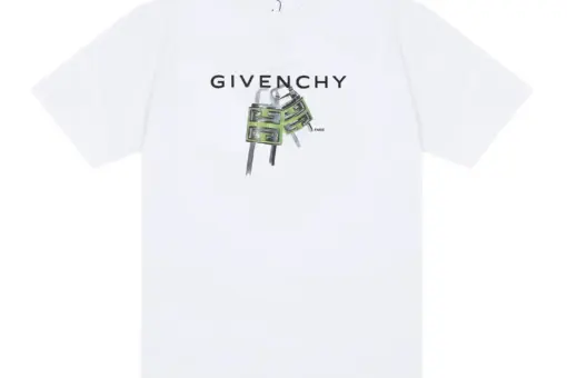 Givenchy White T Shirt With Monogram Design
