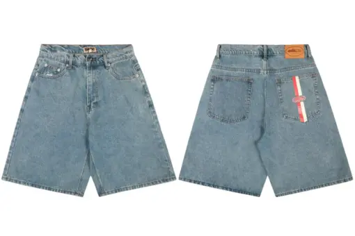 Corteiz Relaxed-fit Denim Shorts