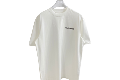 Lululemon T Shirt Heavyweight Classic-Fit Cotton White