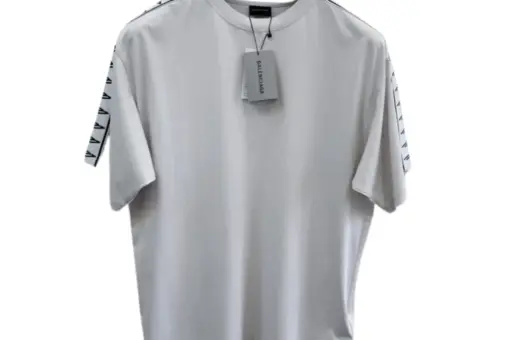 Balenciaga Off White Gray T Shirt Drop Sleeves