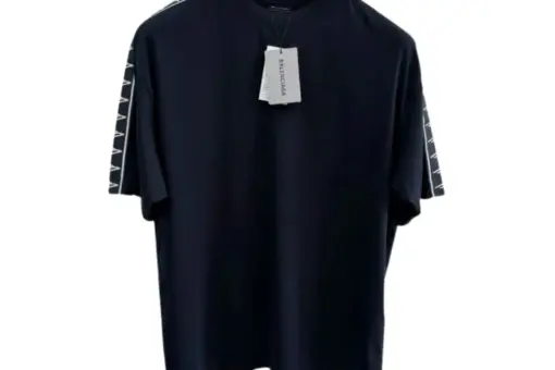 Balenciaga Black T Shirt Drop Sleeves