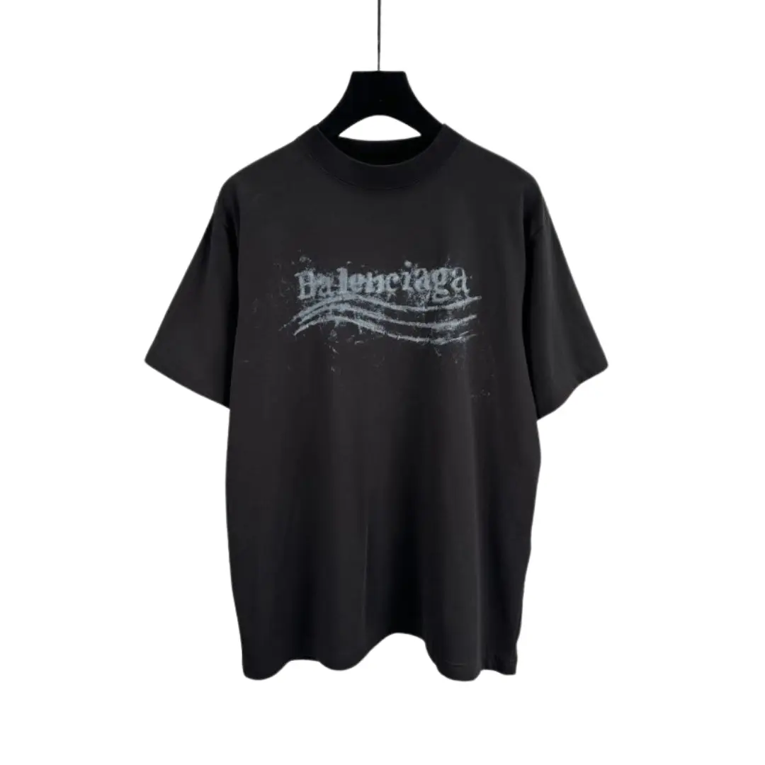 Balenciaga Washed Crayon Political T Shirt 2026 | Drip Kickz Balenciaga Washed Crayon Political T Shirt