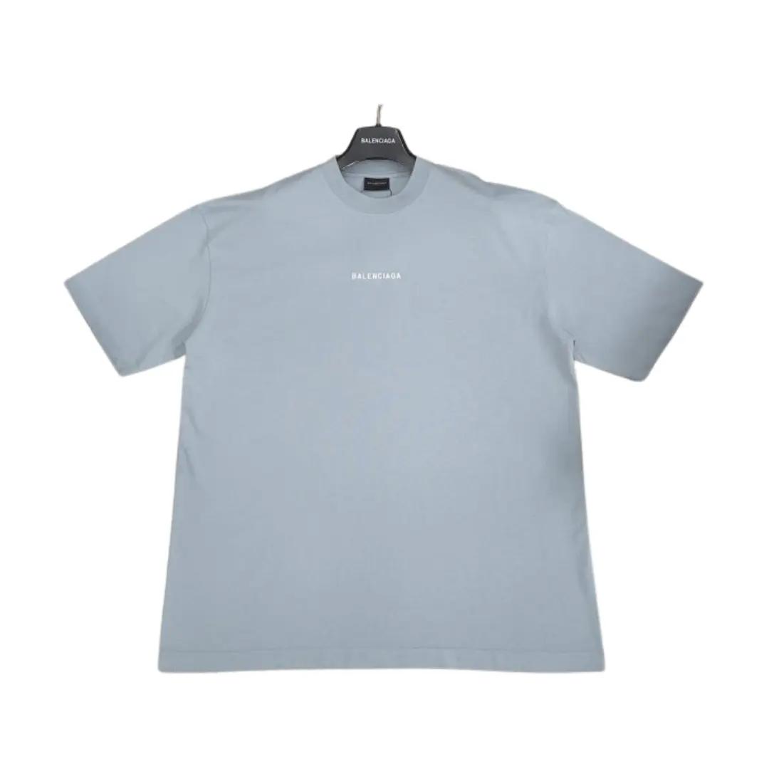 Balenciaga Light Blue Crewneck T Shirt 2026 | Drip Kickz Balenciaga Light Blue Crewneck T Shirt