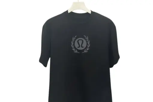 Lululemon T Shirt Tennis Club Relaxed-Fit Textured Jersey T-Shirt Black
