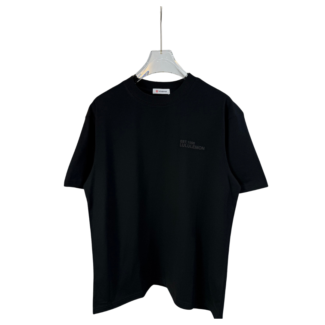 Lululemon T Shirt EST.1998 LULULEMON Black 2026 | Drip Kickz Lululemon T Shirt EST.1998 LULULEMON Black
