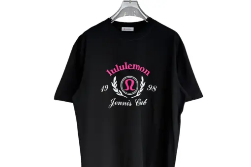 Lululemon T Shirt Black Tennis Club Tee