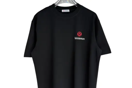 Lululemon T Shirt Red & White Branded