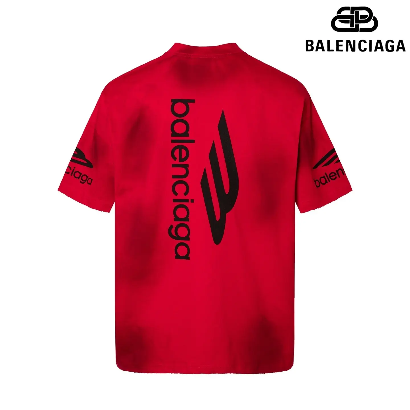 Balenciaga Short Sleeve T Shirt Red 2026 | Drip Kickz Balenciaga Short Sleeve T Shirt Red