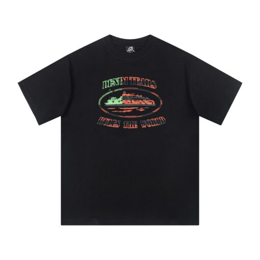 Corteiz x Denim Tears Cortears OG Alcatraz Tee Black 2026 | Drip Kickz Corteiz x Denim Tears Cortears OG Alcatraz Tee Black