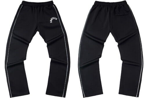 Corteiz Crest Arch Track Pant Black