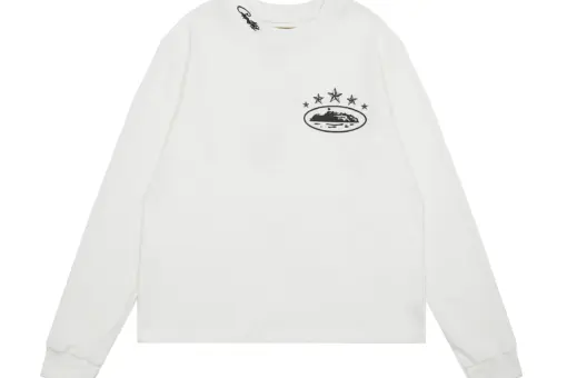 Corteiz 5 Starz Alcatraz Tee White