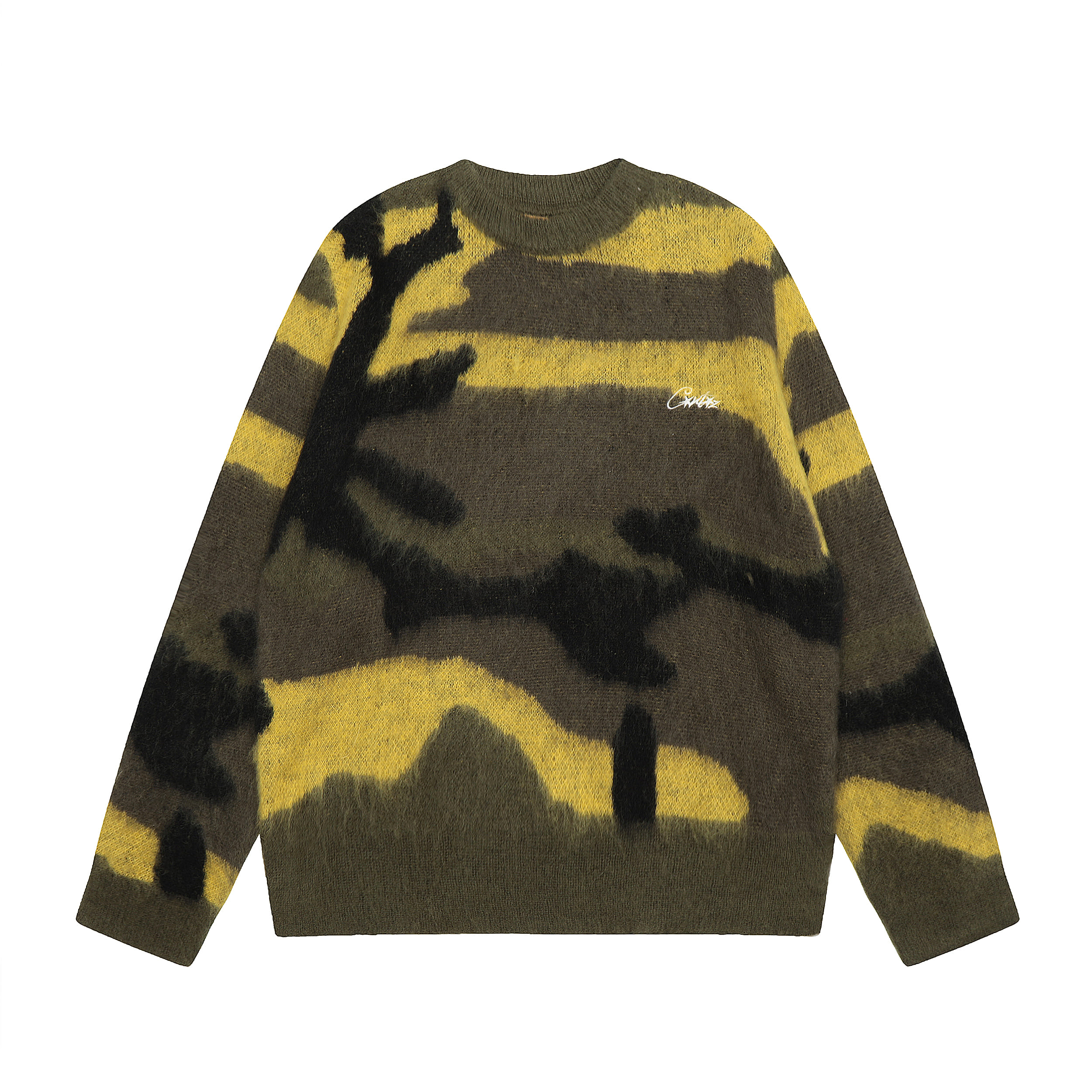 Corteiz Mohair Knit Sweater Gutta Camo 2026 | Drip Kickz Corteiz Mohair Knit Sweater Gutta Camo - Image 2