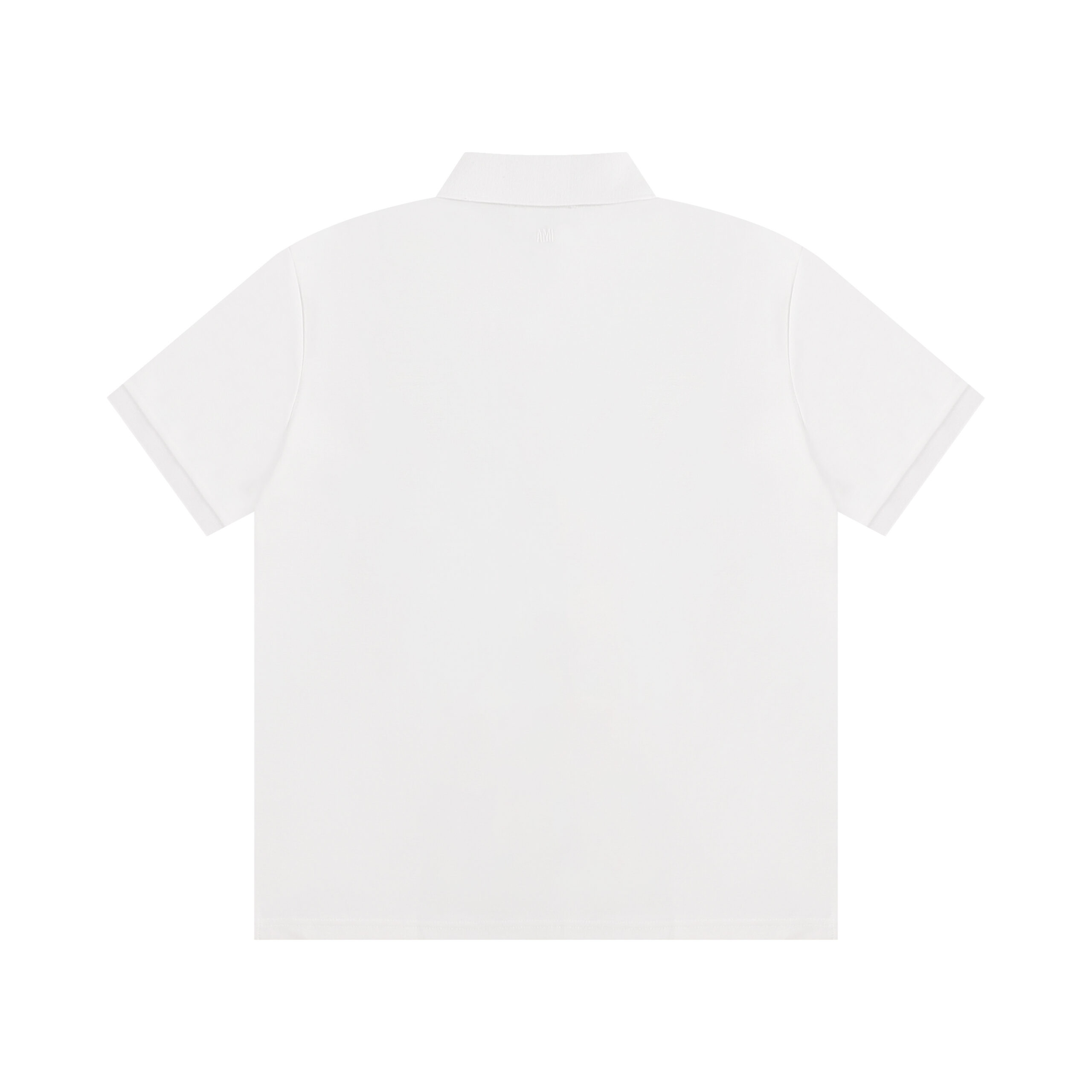 Ami Paris Polo T-Shirt White 2026 | Drip Kickz Ami Paris Polo T-Shirt White - Image 2