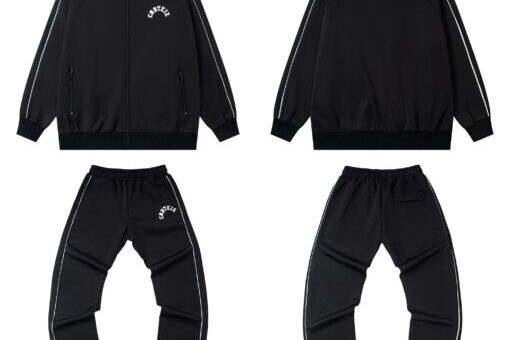 Corteiz Branded Set Tracksuit Black