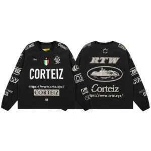 Corteiz Sponsors Training Pullover Long-Sleeved Black